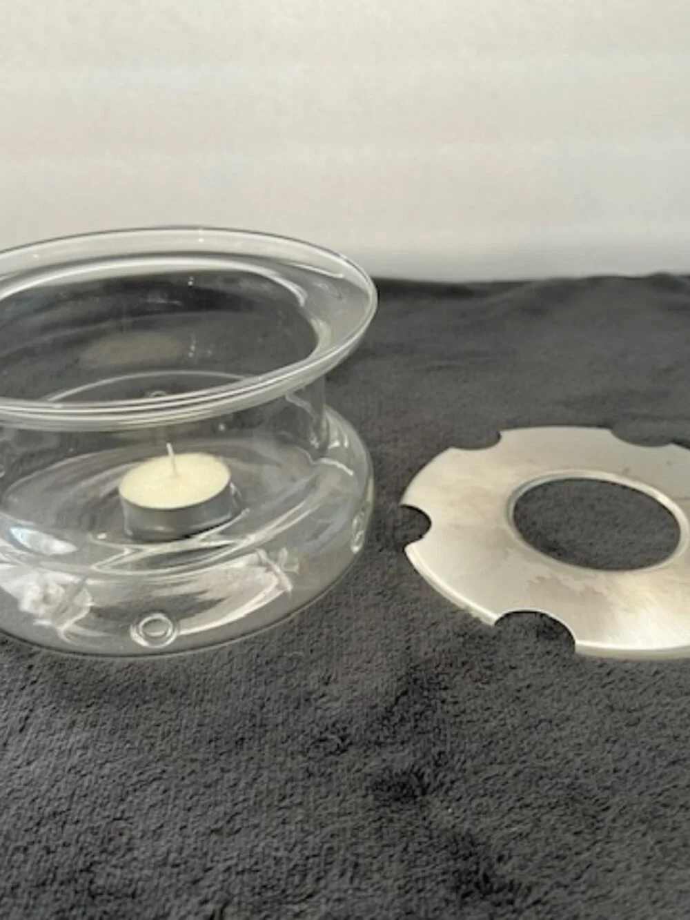 Vintage Glass Warming Stand By Schott Zwiesel Mid Century Bavaria Germany